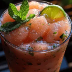Refreshing Watermelon Lime Slushie Recipe