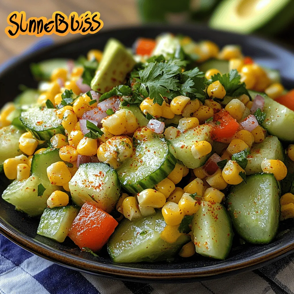 As the warmth of summer settles in, nothing embodies the spirit of the season quite like a vibrant, refreshing salad. Enter the Sunny Bliss Sweet Corn Cucumber Salad—an invigorating dish that celebrates the best of fresh, seasonal ingredients. This colorful salad is not only a feast for the eyes but also a powerhouse of flavor and nutrition, making it an ideal choice for various occasions. Whether you’re hosting a backyard barbecue, enjoying a picnic at the park, or simply seeking a light and healthy side dish for a casual dinner, this salad is sure to impress.