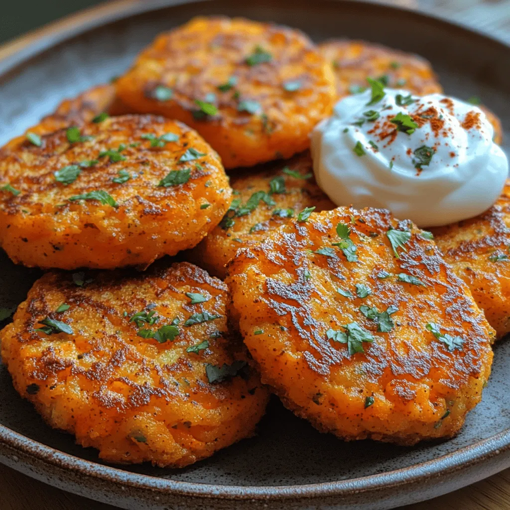 Crispy spiced carrot fritters are a delightful culinary creation that brings together flavor, texture, and nutrition in one irresistible bite. These fritters, which can be enjoyed as an appetizer, a snack, or even as a light meal, are not only versatile but also simple to prepare. They embody the essence of comfort food while providing a nutritious twist, making them a fantastic addition to any meal or gathering.