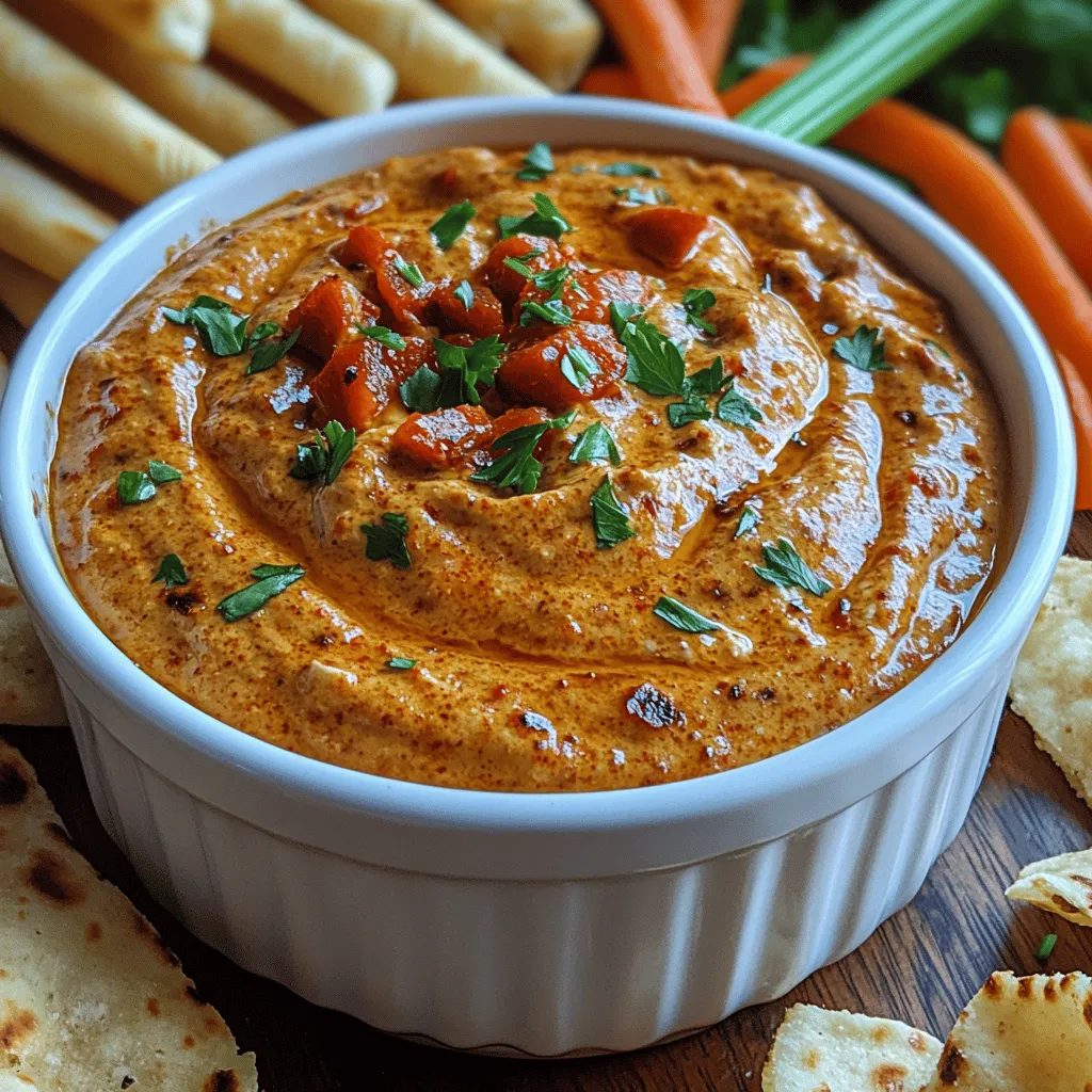 When it comes to social gatherings, appetizers play a crucial role in setting the mood and tantalizing the taste buds. Dips, in particular, have carved out a special niche in the world of culinary delights, being both versatile and universally loved. Whether it's a casual game night or a festive family gathering, a well-crafted dip can elevate the dining experience, inviting guests to engage and savor the moment. Among the multitude of dip options available, the Roasted Red Bliss Dip stands out as a flavorful, creamy, and visually stunning choice that is sure to impress.
