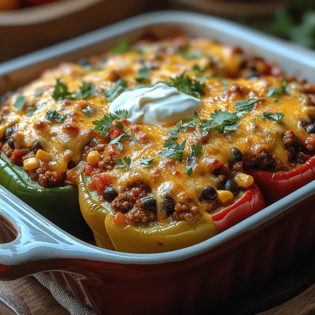 Chili cheese stuffed peppers are a delightful culinary creation that combines the vibrant flavors of chili with the comforting goodness of melted cheese, all encased in a tender, juicy bell pepper. This dish is not only visually appealing with its array of colors but also incredibly versatile, making it a popular choice for families and gatherings alike. Whether you serve them as a hearty main course, a side dish, or even as party appetizers, stuffed peppers can easily adapt to suit various tastes and dietary preferences.