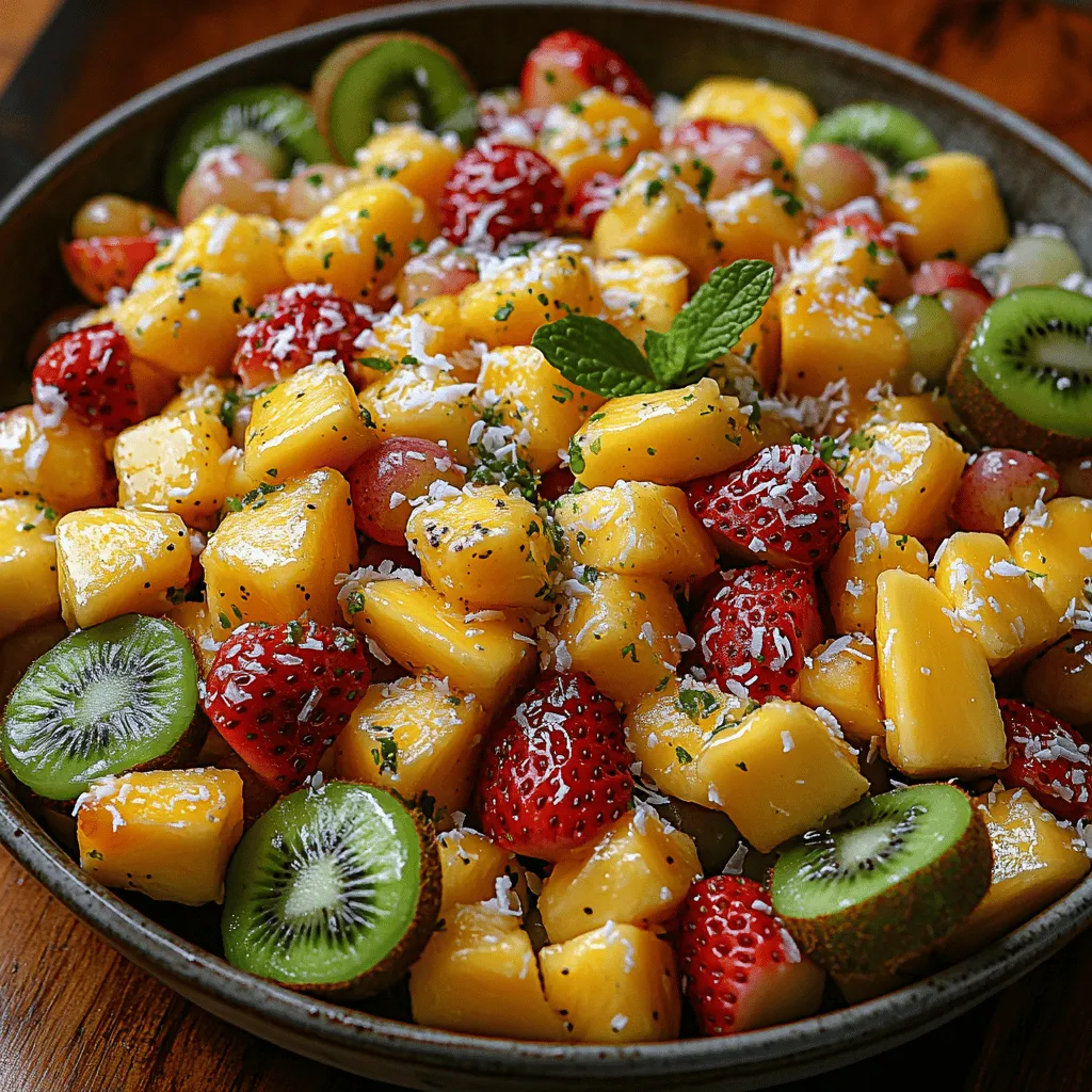 As the sun shines brightly and the temperatures rise, there's nothing quite as refreshing as a vibrant fruit salad. Fruit salads are not only a feast for the eyes but also a delightful treat for the palate, especially during warm weather. They offer a perfect blend of flavors, colors, and textures, making them an ideal choice for any occasion. Among the myriad of fruit salad options, the Tropical Paradise Fruit Salad stands out for its dazzling array of tropical fruits and its invigorating taste.
