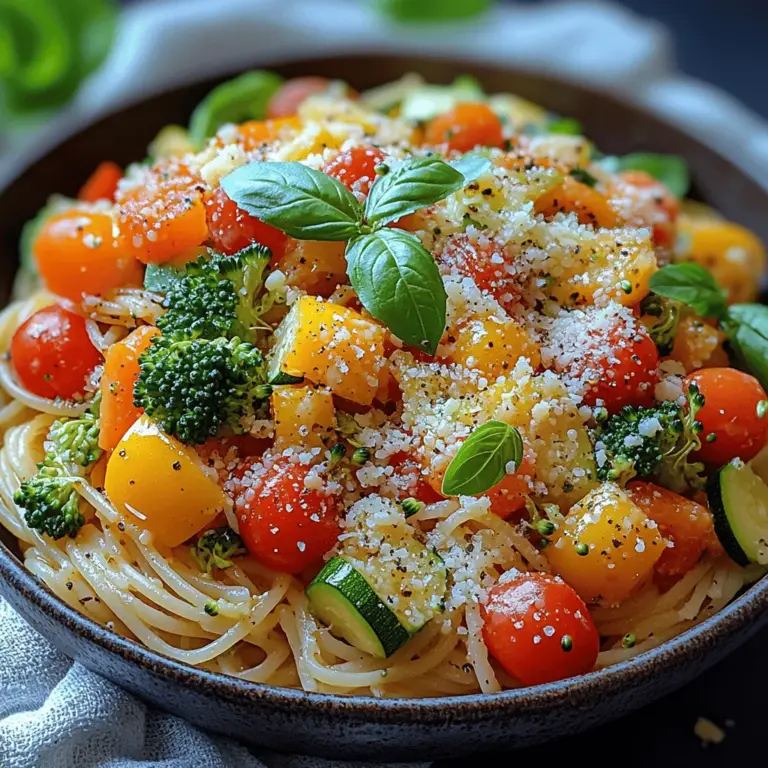 Pasta Primavera is a classic Italian dish that celebrates the beauty and flavor of fresh vegetables. Originating in the mid-20th century, this delightful meal has become a staple in kitchens around the world, cherished for its vibrant colors and wholesome ingredients. In today's fast-paced lifestyle, where time is of the essence, the importance of quick and healthy meals cannot be overstated. This is where the idea of the 15-minute preparation time for Pasta Primavera comes into play, making it an ideal choice for busy individuals and families looking to enjoy a nutritious meal without sacrificing quality.