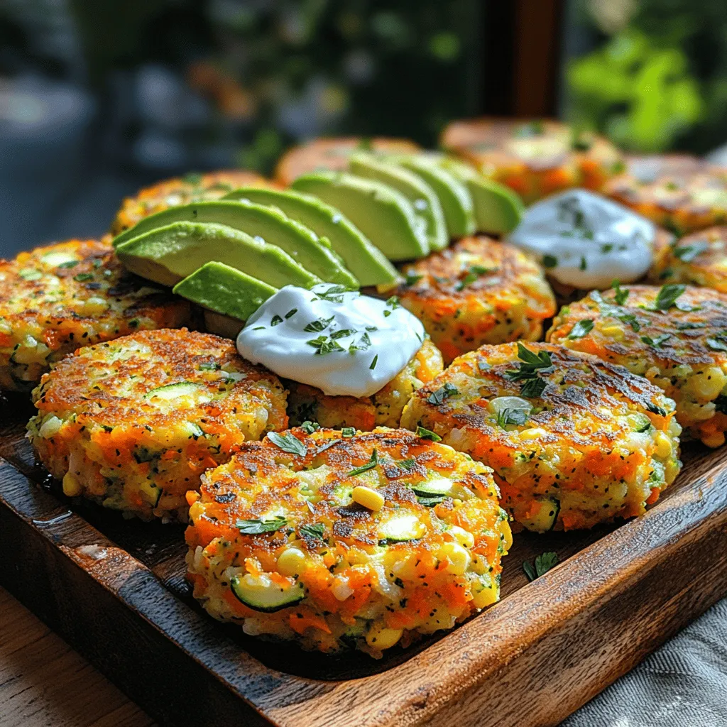 As the sun shines brighter and the days grow longer, the arrival of summer brings with it a bountiful harvest of fresh, vibrant vegetables. Embracing seasonal cooking allows us to savor the flavors of the earth, and one recipe that perfectly embodies the essence of summer is the <strong>Summer Bloom Veggie Cakes</strong>. These delightful cakes are not only a feast for the eyes, showcasing a rainbow of colors, but they also offer a wholesome, nutritious meal that caters to a variety of dietary preferences, including vegetarian and gluten-free options.” /></p>
</p>
<p><strong>Preparation Process</strong></p>
</p>
<p>Creating the perfect Summer Bloom Veggie Cakes begins with the careful preparation of the vegetables. The key to achieving a delightful texture and flavor lies in the way you handle your ingredients.</p>
</p>
<p><strong>Preparing the Vegetables</strong></p>
</p>
<p>Start with the zucchini, one of the primary ingredients in these veggie cakes. Zucchini has a high water content, which can compromise the texture of your cakes if not handled properly. To remove excess moisture, first wash and trim the ends of the zucchini. Using a box grater or a food processor, grate the zucchini finely. After grating, place the zucchini in a clean kitchen towel or a few layers of cheesecloth. Squeeze firmly to extract as much moisture as possible. This step is crucial because it prevents your cakes from becoming soggy during cooking.</p>
</p>
<p>In addition to zucchini, consider incorporating other vegetables like carrots, bell peppers, and sweet corn to enhance the flavor and nutrition of your cakes. Grate or finely chop these vegetables as well, ensuring they are similar in size for even cooking.</p>
</p>
<p><strong>Mixing the Ingredients</strong></p>
</p>
<p>Once your vegetables are prepped, it’s time to mix the ingredients. In a large mixing bowl, combine the grated zucchini, carrots, and any other vegetables you’ve chosen. To this mixture, add your dry ingredients: all-purpose flour, breadcrumbs, baking powder, salt, and pepper. The flour and breadcrumbs help bind the cakes together while providing the necessary texture.</p>
</p>
<p>Next, incorporate the wet ingredients. Crack in a couple of eggs, which serve as the binding agent and add richness to the cakes. For those seeking a vegan option, consider substituting the eggs with flaxseed meal mixed with water or a commercial egg replacer.</p>
</p>
<p>Additionally, add finely chopped fresh herbs such as parsley or dill to amplify the flavor profile. Mixing all these ingredients thoroughly is essential; use your hands or a spatula to ensure even distribution of flavors and textures throughout the mixture. Aim for a consistency that is moist but not overly wet; it should hold together when formed into a patty.</p>
</p>
<p><strong>Forming the Cakes</strong></p>
</p>
<p>Now, with the mixture ready, it’s time to shape your veggie cakes. Lightly oil your hands to prevent sticking and scoop about a handful of the mixture to form a patty. Aim for a thickness of about half an inch; this allows for even cooking and a satisfying crispness on the outside.</p>
</p>
<p>Place the formed cakes on a plate lined with parchment paper as you prepare them. Ensure there is enough space between each cake to prevent them from sticking together. If you find the mixture is too crumbly, consider adding a small amount of water or an additional egg to help bind it further.</p>
</p>
<p><strong>Cooking Method</strong></p>
</p>
<p>When it comes to cooking the Summer Bloom Veggie Cakes, the method you choose can greatly influence the final product.</p>
</p>
<p><strong>Frying</strong></p>
</p>
<p>To achieve that golden, crispy exterior, frying is one of the best options. Heat a generous amount of oil, such as olive oil or vegetable oil, in a large skillet over medium heat. To test if the oil is ready, drop a small pinch of the mixture into the pan; if it sizzles immediately, you’re good to go.</p>
</p>
<p>Carefully place the formed cakes in the skillet, ensuring not to overcrowd the pan. Cook for about 4-5 minutes on each side or until they develop a beautiful golden-brown crust. Adjust the heat as necessary; too high, and the outside may burn before the inside is cooked, too low, and they may become greasy.</p>
</p>
<p><strong>Alternative Cooking Methods</strong></p>
</p>
<p>For those looking for a healthier option, consider baking or air-frying the veggie cakes. To bake, preheat your oven to 375°F (190°C) and line a baking sheet with parchment paper. Place the formed cakes on the sheet, lightly brush or spray with olive oil, and bake for about 20-25 minutes, flipping halfway through, until they are golden and firm to the touch.</p>
</p>
<p>Air-frying is another excellent method, allowing you to achieve a crispy texture with less oil. Preheat your air fryer to 375°F (190°C) and arrange the cakes in a single layer. Cook for approximately 10-12 minutes, flipping them halfway through for even cooking.</p>
</p>
<p><strong>Serving Suggestions</strong></p>
</p>
<p>Serving your Summer Bloom Veggie Cakes can be as creative as the cakes themselves. The beauty of this recipe is its versatility, allowing for a variety of accompaniments that can elevate the dish to new heights.</p>
</p>
<p><strong>Toppings and Accompaniments</strong></p>
</p>
<p>For a refreshing twist, top your cakes with slices of creamy avocado. The richness of the avocado pairs beautifully with the lightness of the veggie cakes, adding a smooth texture. Greek yogurt is another fantastic option, offering a tangy flavor that complements the freshness of the vegetables. For an extra zing, consider a tangy yogurt sauce made with garlic and lemon juice, which brings a delightful brightness to the dish.</p>
</p>
<p>You can also enhance your veggie cakes with fresh herbs like cilantro or mint for an aromatic touch. Spices such as smoked paprika or chili flakes can add a subtle kick, while crumbled feta cheese can introduce a savory element.</p>
</p>
<p><strong>Pairing Ideas</strong></p>
</p>
<p>To create a well-rounded meal, consider serving the veggie cakes alongside a fresh salad. A simple side of mixed greens dressed in a light vinaigrette can balance the richness of the cakes. Alternatively, pair them with a quinoa salad loaded with seasonal vegetables for a hearty and nutritious addition.</p>
</p>
<p>If you prefer something warm, serve with a side of roasted sweet potatoes or a hearty vegetable soup. These options can complement the veggie cakes while providing a variety of textures and flavors that enhance the overall dining experience.</p>
</p>
<p><strong>Nutritional Information</strong></p>
</p>
<p>When it comes to enjoying Summer Bloom Veggie Cakes, you can feel good about the nutritional benefits they offer. Each serving typically contains around 150-200 calories, depending on the size of the cakes and the amount of oil used in cooking.</p>
</p>
<p>In terms of macronutrients, you can expect about 5-7 grams of protein, 10-12 grams of carbohydrates, and 8-10 grams of healthy fats, primarily from the oil and any toppings used. These cakes are also rich in dietary fiber, thanks to the vegetables, making them a filling option for any meal.</p>
</p>
<p>Key vitamins and minerals such as vitamin A from carrots, vitamin C from bell peppers, and potassium from zucchini contribute to their nutritional value. Including these veggie cakes in your diet can support overall health, providing essential nutrients while being lower in calories compared to many traditional fried foods.</p>
</p>
<p><strong>Conclusion</strong></p>
</p>
<p>The joy of making and enjoying Summer Bloom Veggie Cakes lies not only in the delicious flavors but also in the celebration of seasonal ingredients. By embracing fresh produce, you’re not only creating a delightful dish but also supporting local agriculture and nutrition.</p>
</p>
<p>As you explore plant-based meals, these veggie cakes serve as a perfect introduction to the versatility and vibrant flavors that can be achieved through simple ingredients. Encourage your friends and family to savor the essence of summer in every bite, inviting them to experience the satisfaction and creativity that comes with cooking from scratch.</p>
</p>
<p>Whether you’re preparing a light lunch, a family dinner, or hosting a gathering, Summer Bloom Veggie Cakes are sure to impress. So gather your ingredients, get cooking, and relish the fresh, wholesome goodness of these delightful cakes. Enjoy the journey of cooking with seasonal ingredients and watch as your culinary skills flourish, transforming everyday meals into extraordinary experiences.</p>
</div>