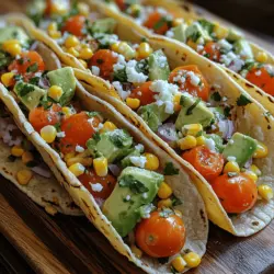 Sweet Corn & Tomato Tacos Recipe