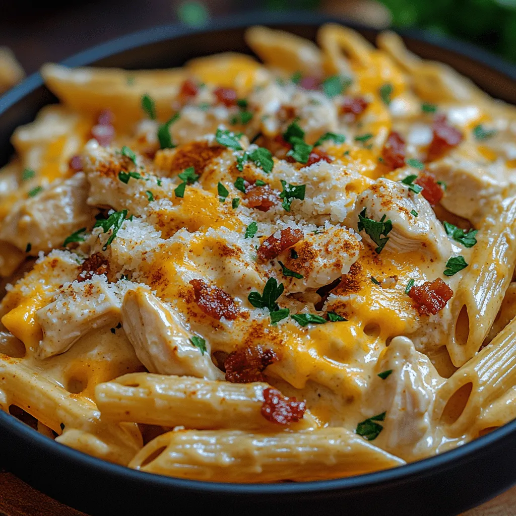 To create the perfect Creamy Chicken Bacon Ranch Pasta, it’s essential to understand the key ingredients that contribute to its deliciousness. Each component plays a crucial role in achieving the desired flavor and texture.