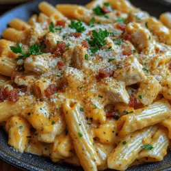To create the perfect Creamy Chicken Bacon Ranch Pasta, it’s essential to understand the key ingredients that contribute to its deliciousness. Each component plays a crucial role in achieving the desired flavor and texture.