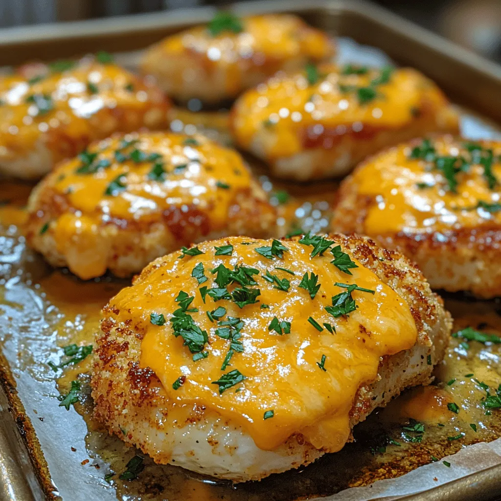 If you’re searching for a dish that combines savory flavors with cheesy goodness, look no further than Cheesy Ranch Delight Chicken. This recipe is not only delicious but also incredibly easy to prepare, making it the perfect choice for both weeknight dinners and special gatherings. Imagine tender chicken breasts coated in a crispy, seasoned breading, topped with melted sharp cheddar cheese, and infused with the rich flavors of ranch seasoning. Whether you're cooking for your family or hosting friends, this dish is sure to impress.