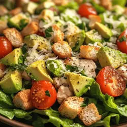 Salads have long been celebrated as a healthy meal option, offering a plethora of flavors, textures, and nutritional benefits. In recent years, the humble salad has evolved into a culinary canvas, allowing chefs and home cooks alike to experiment with various ingredients and combinations. One such delightful creation is the Avocado Chicken Caesar Salad—a refreshing twist on the classic Caesar salad that incorporates the creamy richness of avocados and tender chicken breast.