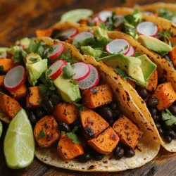 The beauty of Sweet Potato Black Bean Tacos lies not only in their taste but also in the wholesome ingredients that come together to create a delicious meal. Each component plays a crucial role in delivering flavor, texture, and nutrition. Let’s break down the key ingredients that make these tacos a standout choice.