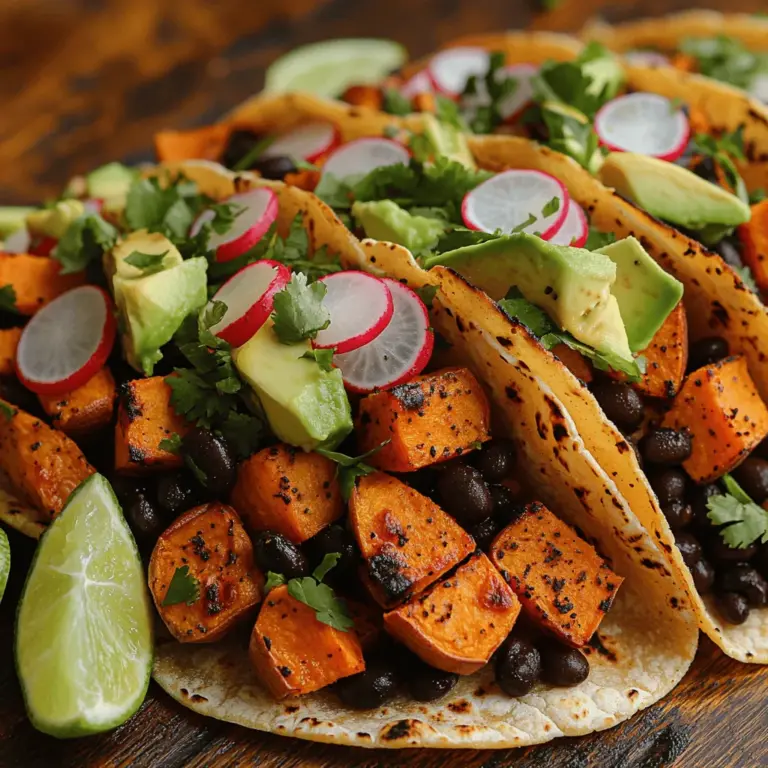 The beauty of Sweet Potato Black Bean Tacos lies not only in their taste but also in the wholesome ingredients that come together to create a delicious meal. Each component plays a crucial role in delivering flavor, texture, and nutrition. Let’s break down the key ingredients that make these tacos a standout choice.