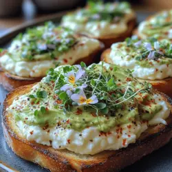 Avocado Cloud Toasts: A Wholesome Delight