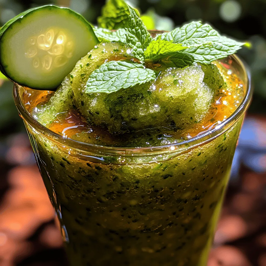 When the temperatures soar and the sun shines brightly, there’s nothing quite like a refreshing beverage to quench your thirst and rejuvenate your spirit. Enter the Cucumber Mint Slush, a vibrant and revitalizing drink that encapsulates the essence of summer in a glass. This delightful concoction not only tantalizes your taste buds but also provides an array of health benefits, making it a perfect choice for those seeking a nutritious and delicious way to stay hydrated.