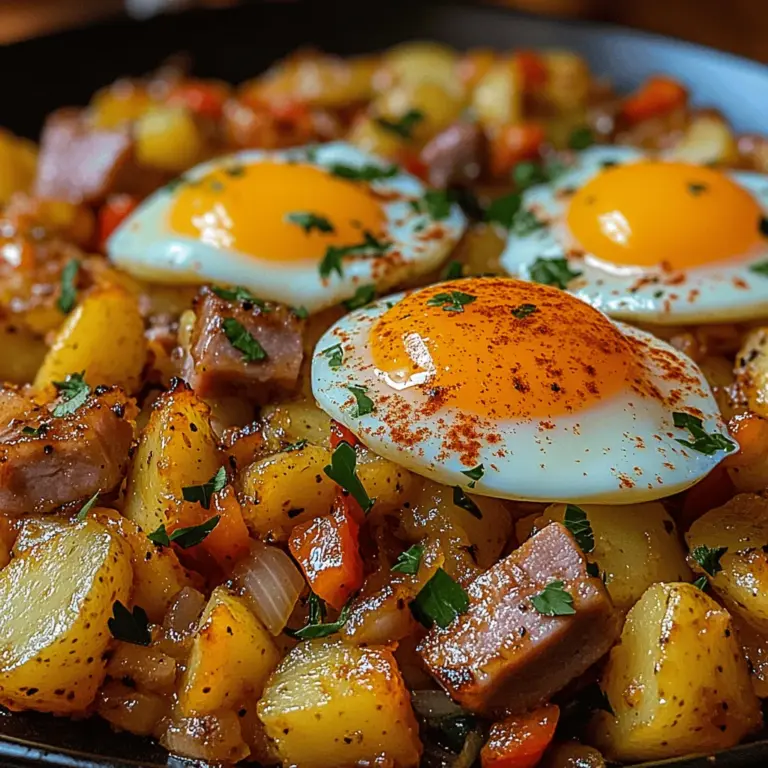Breakfast is often touted as the most important meal of the day, and for good reason. It sets the tone for our energy levels and mood throughout the day. One delightful way to kickstart your morning is with a plate of Savory Ham & Potato Breakfast Hash. This dish combines the heartiness of russet potatoes, the savory flavor of diced ham, and the aromatic goodness of sautéed vegetables, resulting in a satisfying meal that is both easy to prepare and delicious to eat. In this article, we will dive deep into the recipe, explore its origins, discuss its nutritional benefits, and provide a comprehensive guide on how to make this breakfast hash a staple in your morning routine.