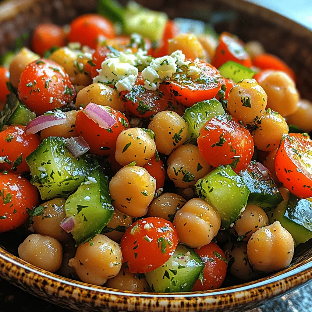 The Zesty Garlic Herb Chickpea Salad is not just a dish; it’s a celebration of flavors and textures that brings a refreshing twist to any meal. This vibrant salad combines the earthy goodness of chickpeas with a medley of fresh vegetables and aromatic herbs, creating a dish that is as nutritious as it is delicious. Whether you are looking for a light lunch, a hearty side dish, or a portable option for picnics and potlucks, this salad fits the bill perfectly.