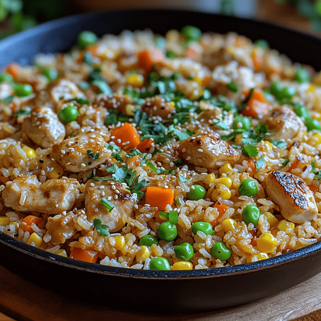 In today’s fast-paced world, quick and delicious meals are a necessity for busy families and individuals alike. One dish that never fails to satisfy is Chicken Fried Rice. This beloved dish seamlessly combines tender chicken, colorful vegetables, and perfectly cooked jasmine rice, all brought together with the rich and umami flavors of soy sauce and sesame oil. It is a dish that not only offers quick preparation but also provides versatility, making it a favorite among families and food enthusiasts.