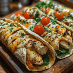 Introduction: The Irresistible Cheesy Garlic Chicken Wraps