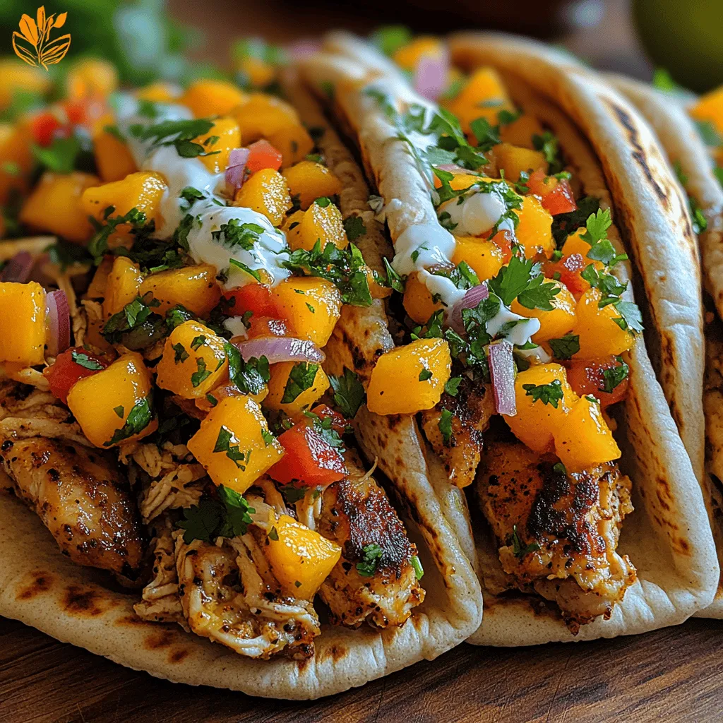 If you're looking to add a burst of vibrant flavor to your meal repertoire, look no further than Mango Tango Chicken Pitas. These delightful pockets are not only a feast for the eyes but also tantalizing to the taste buds, offering a colorful blend of sweet mango, juicy chicken, and crisp vegetables wrapped in soft whole-wheat pitas. Perfect for a quick lunch or a casual dinner, this dish embodies the essence of tropical cuisine while being incredibly versatile and easy to customize to your liking.