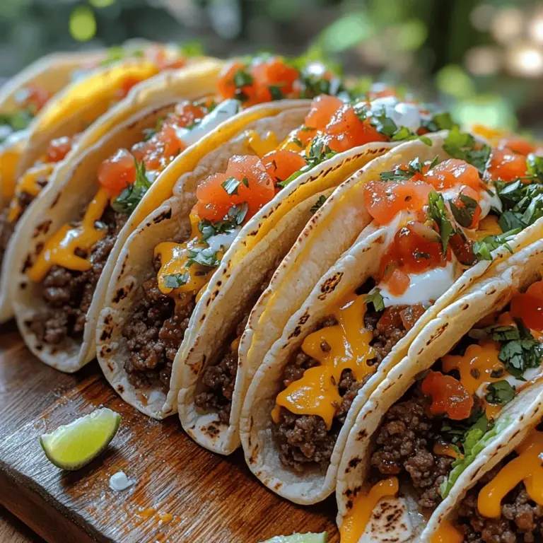 Tacos are much more than just a meal; they are a vibrant symbol of Mexican culture and culinary tradition that has made its way into households around the globe. With their origins deeply rooted in Mexican cuisine, tacos come in countless varieties, each offering a unique blend of flavors and textures. Among these, Classic Beef Tacos stand out as a beloved dish, encapsulating the essence of a hearty, satisfying meal that can be enjoyed any day of the week.