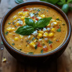 Sunny Summer Corn Chowder