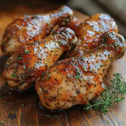 Welcome to the delightful world of culinary fusion, where the sweet and tangy flavors of Maple Mustard Glazed Chicken Drumsticks create a dish that is sure to tantalize your taste buds. This recipe marries the rich, savory essence of chicken with the vibrant flavors of pure maple syrup and zesty Dijon mustard, resulting in an irresistible glaze that enhances the natural juiciness of the drumsticks. Chicken drumsticks are not only a versatile and budget-friendly protein option, but they also offer a unique combination of flavor and texture that makes them a favorite among home cooks and families alike.