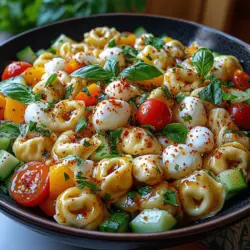 Pasta salads are a quintessential dish that effortlessly adapts to a myriad of occasions, whether you're planning a casual picnic, a lively barbecue, or a comforting weeknight dinner with family. Among the myriad of pasta salad recipes that grace our tables, the Spicy-Sweet Hot Honey Tortellini Pasta Salad stands out for its unique flavor profile and vibrant presentation. This salad combines the soothing essence of cheese tortellini with a delightful kick from hot honey, resulting in a dish that strikes a perfect balance between sweetness and heat.