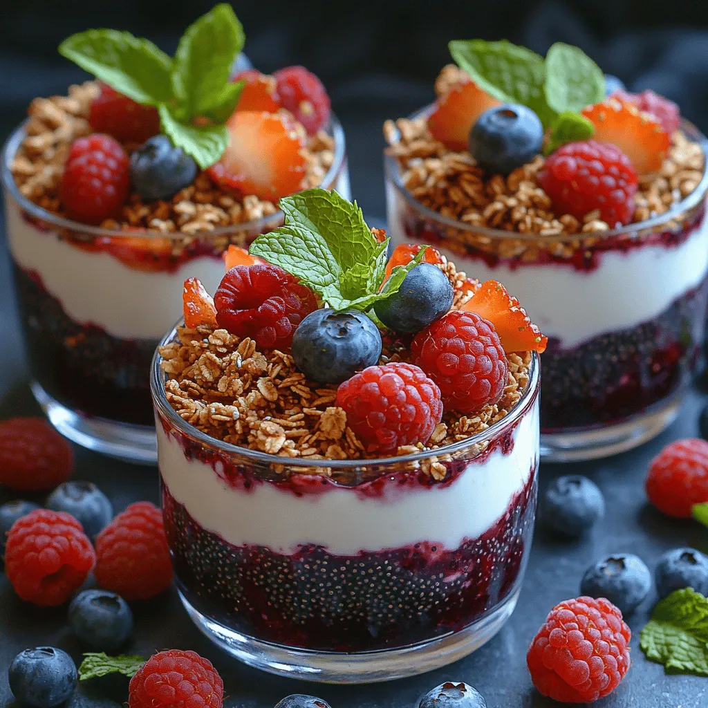 Yogurt parfaits have gained immense popularity in recent years as a nutritious breakfast or snack option. Their versatility allows for endless combinations, catering to various dietary preferences and tastes. Whether enjoyed in the morning or as a mid-afternoon pick-me-up, yogurt parfaits provide a delightful balance of flavors and textures, making them a favorite among health-conscious eaters. Today, we are diving into a particularly delicious variation: the Berry Chia Jam Yogurt Parfaits.