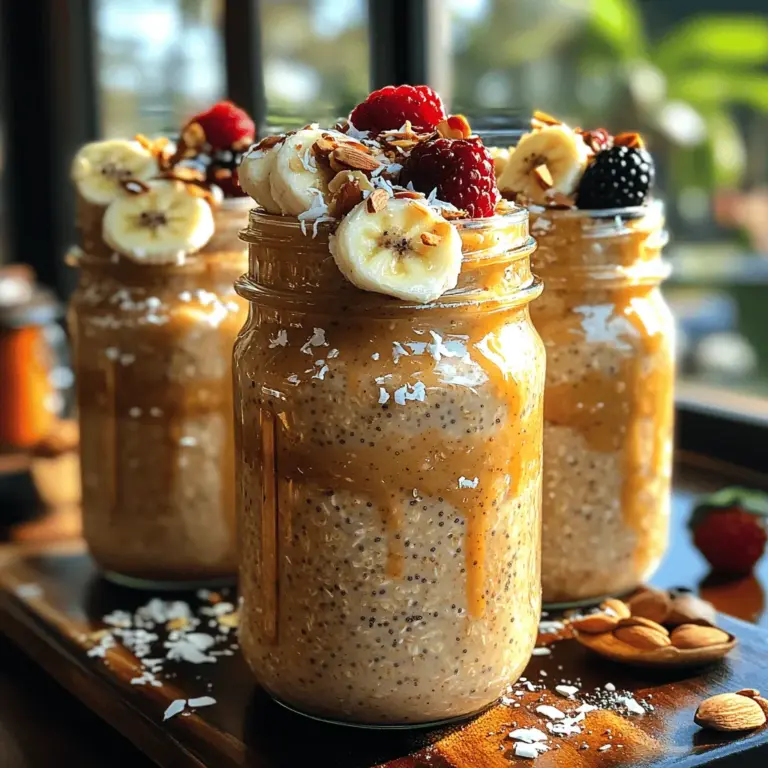 At the heart of Almond Bliss Overnight Oats is rolled oats, which are packed with nutrition and health benefits. One of the most significant advantages of rolled oats is their high fiber content. A single serving can offer about 4 grams of dietary fiber, which is essential for maintaining digestive health and promoting satiety. This means you are less likely to feel hungry shortly after breakfast, helping you to resist unhealthy snacking throughout the morning.