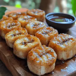 Are you in the mood for a delightful dessert that combines the classic flavors of churros with the natural sweetness of bananas? Look no further than churro-inspired banana bites! This innovative recipe takes the beloved elements of traditional churros—crispy exteriors dusted with cinnamon sugar—and infuses them with the creamy goodness of ripe bananas. The result is a tempting treat perfect for satisfying your sweet tooth, whether as an after-dinner dessert or a mid-afternoon snack.
