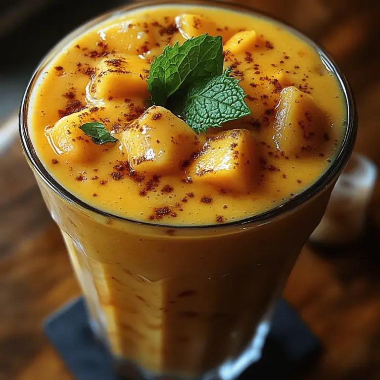 Smoothies have become synonymous with health and vitality, offering a quick and delightful way to pack essential nutrients into one delicious drink. They are not just a trend; they represent a lifestyle choice that prioritizes well-being without sacrificing taste. Among the myriad of smoothie combinations, tropical flavors stand out for their vibrant taste and refreshment. This Tropical Breeze Peach Mango Yogurt Smoothie captures the essence of summer in a glass, blending the succulent sweetness of peaches and the exotic richness of mangoes.