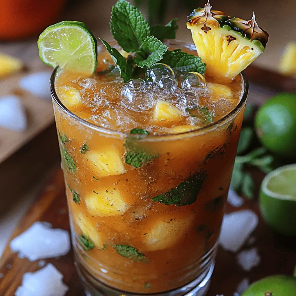 In recent years, the trend of mocktails has surged in popularity, capturing the hearts of social drinkers looking for flavorful, non-alcoholic alternatives. These vibrant beverages provide all the fun and sophistication of cocktails without the effects of alcohol, making them perfect for gatherings, celebrations, or simply a refreshing treat on a hot day. One standout option in the world of mocktails is the Pineapple Breeze Mojito Mocktail—a delightful concoction that combines the tropical sweetness of fresh pineapple with the refreshing zing of mint and lime.