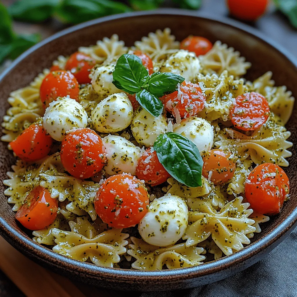Pasta salads have carved out an essential niche in culinary culture, celebrated for their versatility and ability to cater to diverse tastes and occasions. Whether served as a side dish at summer barbecues, a light lunch on a busy afternoon, or a vibrant centerpiece at a family gathering, pasta salads embody a blend of comfort and convenience. Among the myriad of pasta salad recipes, the Light and Creamy Pesto Caprese Pasta Salad stands out as a refreshing and delightful option that perfectly balances flavor and texture.