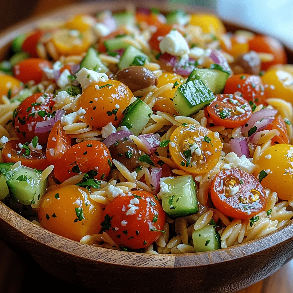 Greek cuisine, known for its vibrant flavors and fresh ingredients, has captured the hearts and palates of food lovers across the globe. Rooted in tradition and influenced by the Mediterranean lifestyle, Greek dishes often feature an array of vegetables, grains, and proteins that celebrate the bounty of the region. One such dish that exemplifies this culinary ethos is the Refreshing Greek Orzo Salad. This delightful salad is not only a feast for the senses but also a testament to the versatility of orzo pasta, which serves as the perfect base for a medley of fresh ingredients.