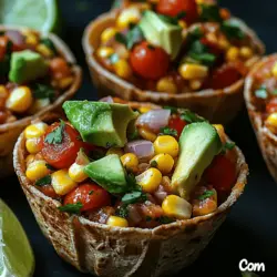 Fresh Corn Salsa Cups are not just a treat for the eyes but also a delight for the palate, combining vibrant flavors, textures, and colors that bring any gathering to life. These bite-sized delights are perfect for various occasions, from casual get-togethers to festive celebrations. Whether you're hosting a summer barbecue, a family reunion, or simply looking for a light appetizer to serve at a dinner party, these salsa cups are the ultimate crowd-pleaser. Their appeal lies not only in their taste but also in their versatility; they can be served as a refreshing snack, a side dish, or even as a topping for grilled meats and seafood.