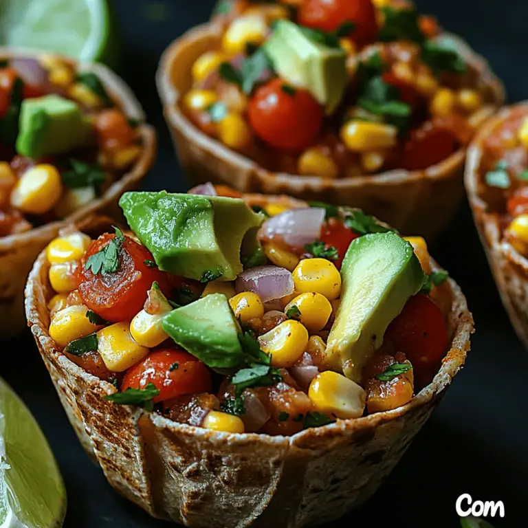 Fresh Corn Salsa Cups are not just a treat for the eyes but also a delight for the palate, combining vibrant flavors, textures, and colors that bring any gathering to life. These bite-sized delights are perfect for various occasions, from casual get-togethers to festive celebrations. Whether you're hosting a summer barbecue, a family reunion, or simply looking for a light appetizer to serve at a dinner party, these salsa cups are the ultimate crowd-pleaser. Their appeal lies not only in their taste but also in their versatility; they can be served as a refreshing snack, a side dish, or even as a topping for grilled meats and seafood.