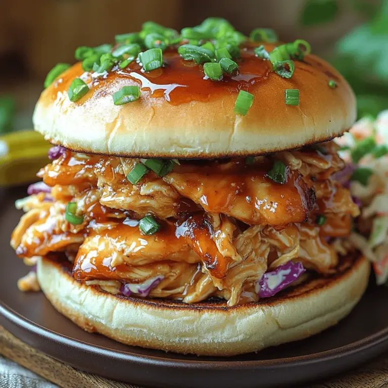 In recent years, the slow cooker has gained immense popularity among home cooks and busy families alike. This handy kitchen appliance not only simplifies meal prep but also allows for the development of rich, complex flavors that can elevate even the simplest of ingredients. One standout recipe that embodies the essence of slow cooking is the Sweet & Spicy Slow Cooker Hot Honey Chicken Sandwiches. This dish is a delightful combination of sweet, spicy, and savory flavors that come together beautifully, making it an ideal choice for any gathering or weeknight meal.