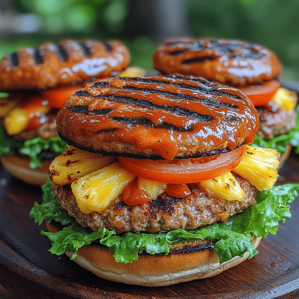 In recent years, turkey burgers have soared in popularity, quickly becoming a sought-after alternative to traditional beef patties. This rise can be attributed to their health benefits as a leaner protein source and their versatility in flavoring. As more people seek to adopt healthier eating habits without sacrificing taste, turkey burgers have emerged as a favorite on many dinner tables. Among the many variations, grilled pineapple turkey burgers stand out as a deliciously innovative option that adds a tropical twist to this classic dish.