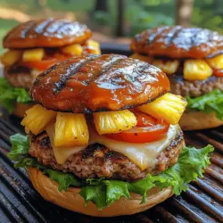 Grilled Pineapple Turkey Burgers: A Flavorful Twist on a Classic Favorite