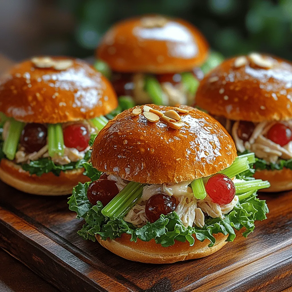 Sliders have surged in popularity in recent years, becoming a staple on menus across the country. Their bite-sized nature makes them perfect for social dining, allowing guests to sample multiple flavors without feeling overly full. Mini chicken salad sliders, in particular, blend an array of textures and flavors that appeal to both adults and children alike. The creaminess of the chicken salad combined with the crunch of fresh vegetables creates a satisfying bite that’s hard to resist.