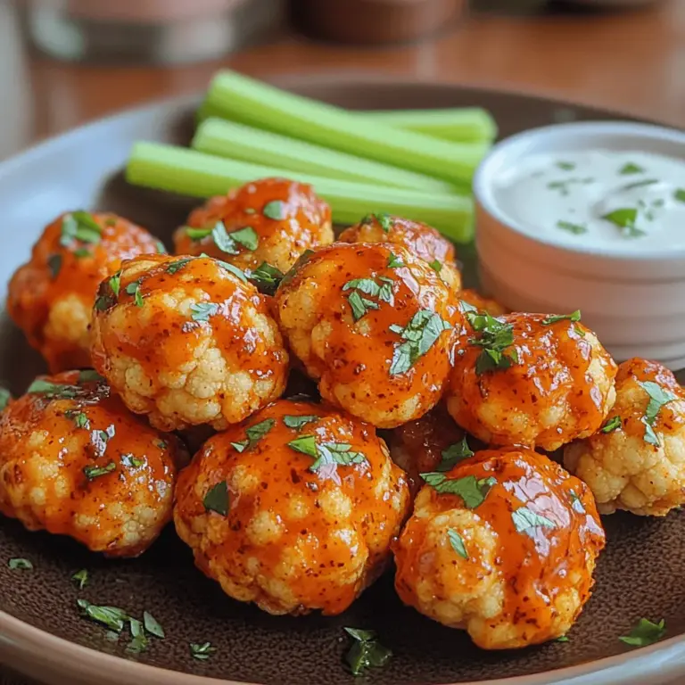 Exploring the core components of Spicy Buffalo Cauliflower Bites can help you appreciate their nutritional and flavor profiles. Each ingredient plays a crucial role in creating the perfect balance of taste and texture, resulting in an irresistible snack that can be enjoyed at any gathering.