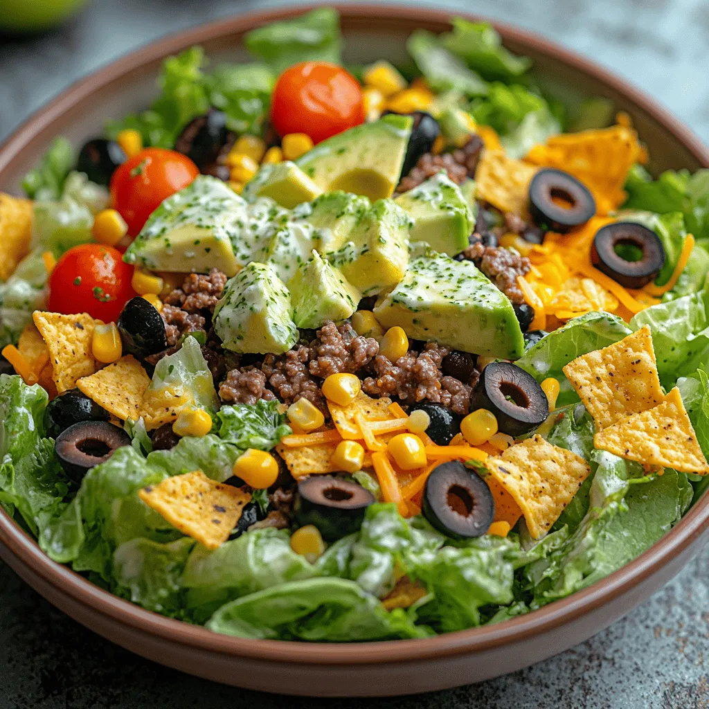 Taco salad is more than just a meal; it’s a delightful fusion of flavors and textures that has won the hearts of many across the globe. Originating from the traditional taco, this dish has evolved to include a variety of fresh ingredients, making it a staple in many households. The Fiesta Taco Salad takes this classic concept to new heights, offering a vibrant and nutritious twist that’s perfect for any occasion. Whether you’re hosting a summer barbecue, preparing for a family dinner, or looking for a quick weeknight meal, this salad is sure to impress.