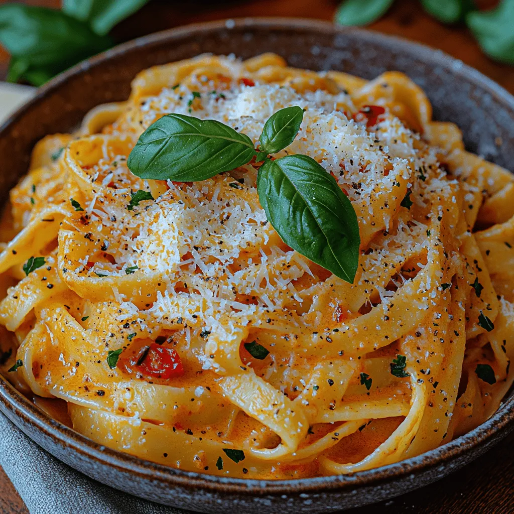 Creamy Roasted Red Pepper Pasta is a dish that embodies comfort and elegance with every bite. Its luscious, creamy texture combined with the vibrant flavors of roasted red peppers creates a delightful culinary experience that appeals to both casual diners and gourmet food lovers alike. Whether you are whipping up a quick weeknight dinner or impressing guests at a dinner party, this pasta dish is versatile enough to suit any occasion.
