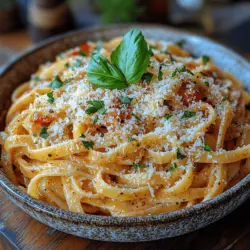 Creamy Roasted Red Pepper Pasta is a dish that embodies comfort and elegance with every bite. Its luscious, creamy texture combined with the vibrant flavors of roasted red peppers creates a delightful culinary experience that appeals to both casual diners and gourmet food lovers alike. Whether you are whipping up a quick weeknight dinner or impressing guests at a dinner party, this pasta dish is versatile enough to suit any occasion.