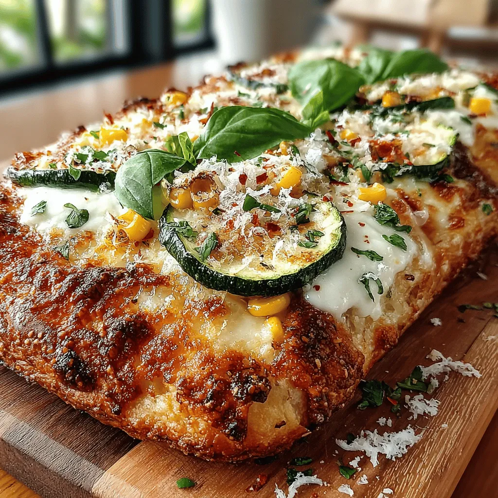 Homemade pizza has become a beloved culinary tradition in kitchens around the world. It offers not only an enjoyable cooking experience but also a canvas for creativity, allowing cooks to experiment with flavors and ingredients. Among the myriad of topping combinations available, sweet corn and zucchini stand out as a refreshing option that adds a burst of flavor to any pizza. This light and vibrant topping is perfect for those seeking a dish that is both delicious and nutritious, making it an excellent choice for a weekday dinner or a weekend gathering.