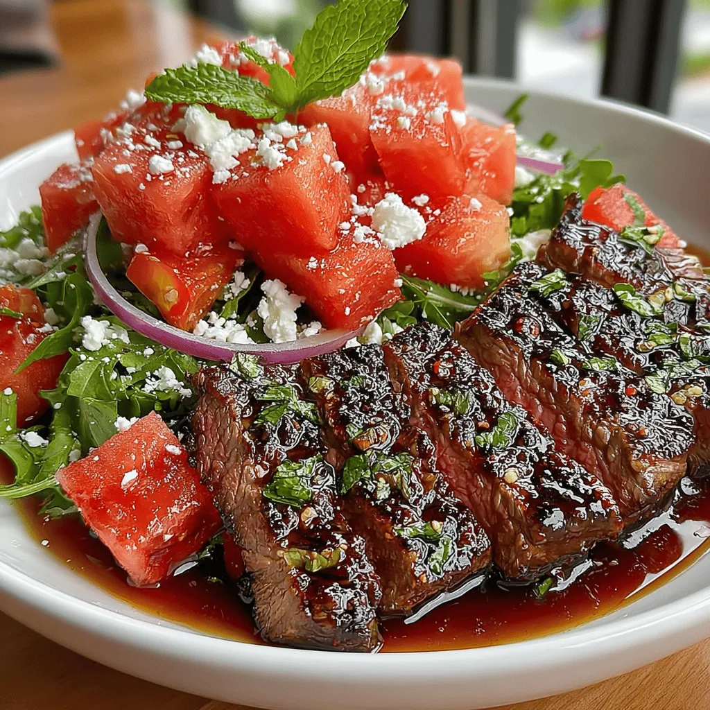In recent years, salad bowls have emerged as a versatile and nutritious meal option, appealing to health-conscious individuals and food enthusiasts alike. These vibrant dishes offer a delightful medley of flavors, textures, and colors, making them not only a feast for the palate but also for the eyes. One such enticing recipe is the Refreshing Watermelon & Beef Salad Bowl, which brilliantly marries the juicy sweetness of watermelon with the savory depth of grilled beef. This combination brings a refreshing twist to traditional salads, making it an ideal choice for warm summer days.