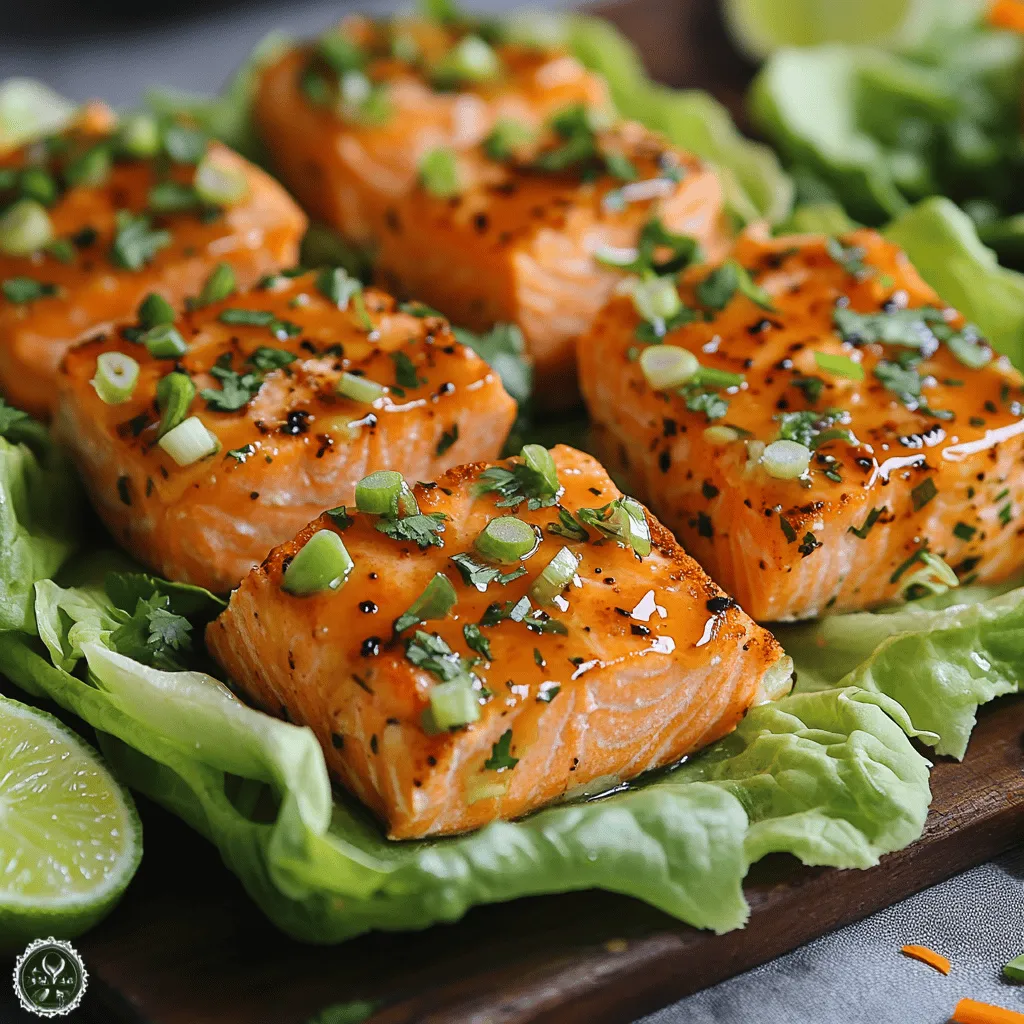 When it comes to fresh, vibrant dishes that bring a burst of flavor to any table, Salmon Lettuce Wraps with Watermelon Glaze stand out as a delightful option. This dish combines the rich taste of salmon with a refreshing watermelon glaze, creating a unique fusion that is both healthy and satisfying. With its visually appealing presentation and harmonious blend of flavors, this recipe is perfect for a variety of occasions, from light meals to appetizers at summer gatherings. Whether you’re hosting a backyard barbecue or simply looking for a nutritious lunch, these wraps are sure to impress.