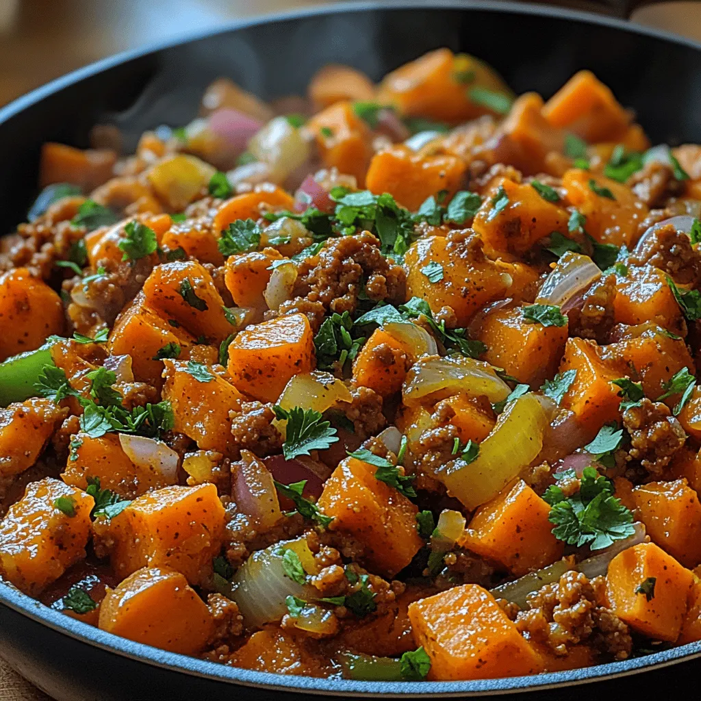 In the hustle and bustle of modern life, finding time to prepare nutritious meals can often seem like a daunting task. However, the Savory Sweet Potato and Turkey Skillet offers a quick, delicious solution that doesn't compromise on health or flavor. This one-pan dish is not only easy to whip up after a long day but also packed with wholesome ingredients that provide essential nutrients, making it an ideal choice for busy individuals and families alike.