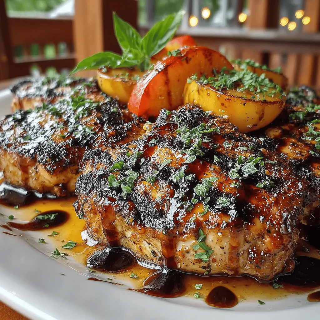 As the sun shines brighter and the days grow longer, summer becomes the perfect season for grilling. One dish that captures the essence of this time of year is Grilled Peach Chicken with Balsamic Drizzle. This recipe combines the juicy sweetness of ripe peaches with the savory goodness of grilled chicken, creating a delightful harmony of flavors that will leave your taste buds dancing. Whether you’re hosting a summer gathering or looking for a quick weeknight dinner, this dish is sure to impress.