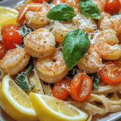 Creamy Tuscan shrimp linguine is more than just a meal; it’s a sumptuous experience that transports your taste buds straight to the Mediterranean. This exquisite pasta dish offers a harmonious blend of flavors, featuring succulent shrimp, vibrant vegetables, and a luscious creamy sauce that envelops each strand of linguine. Ideal for seafood enthusiasts and those who crave a quick yet sophisticated dining option, this recipe is perfect for both weeknight dinners and special occasions. Whether you’re hosting a dinner party or simply indulging in a cozy night at home, creamy Tuscan shrimp linguine is a versatile addition to any culinary repertoire.