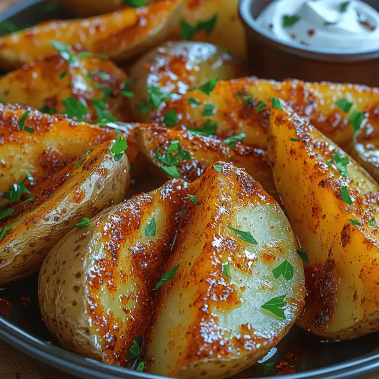 Once your potato wedges are cut and prepped, it’s time to give them that irresistible ranch flavor through a well-balanced coating. Begin by transferring the wedges into a large mixing bowl. The next step is crucial for ensuring that every wedge is evenly coated with seasoning and oil, which is key to achieving that crispy texture everyone loves.